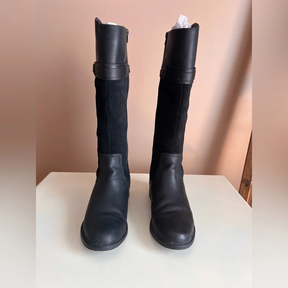 Clarks Black Riding Boots